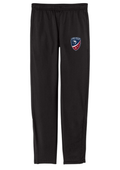 Sport-Tek® Tricot Track Jogger Black
