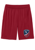 Sport-Tek® PosiCharge® Competitor™ 7” Pocketed Short Deep red