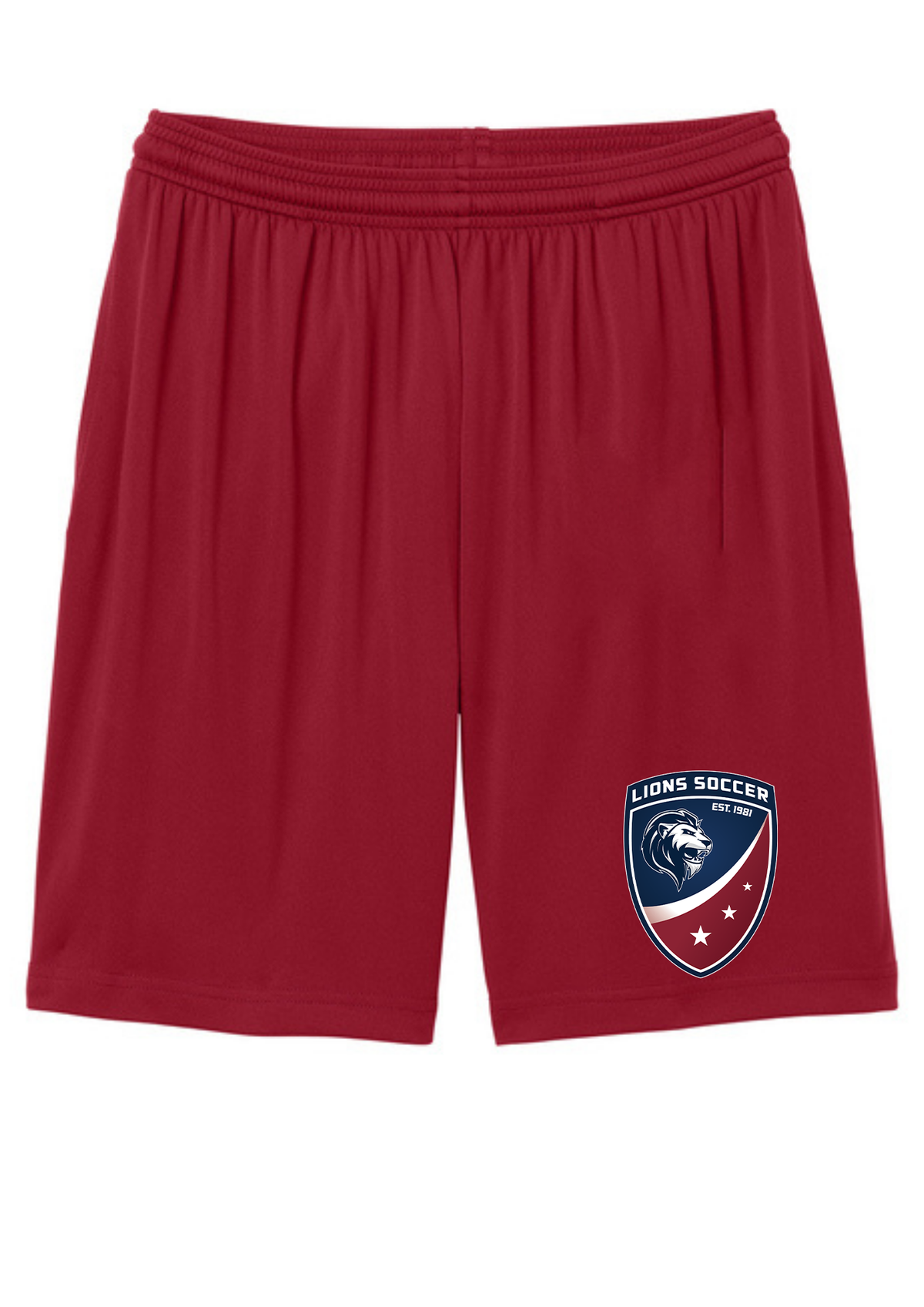 Sport-Tek® PosiCharge® Competitor™ 7” Pocketed Short Deep red