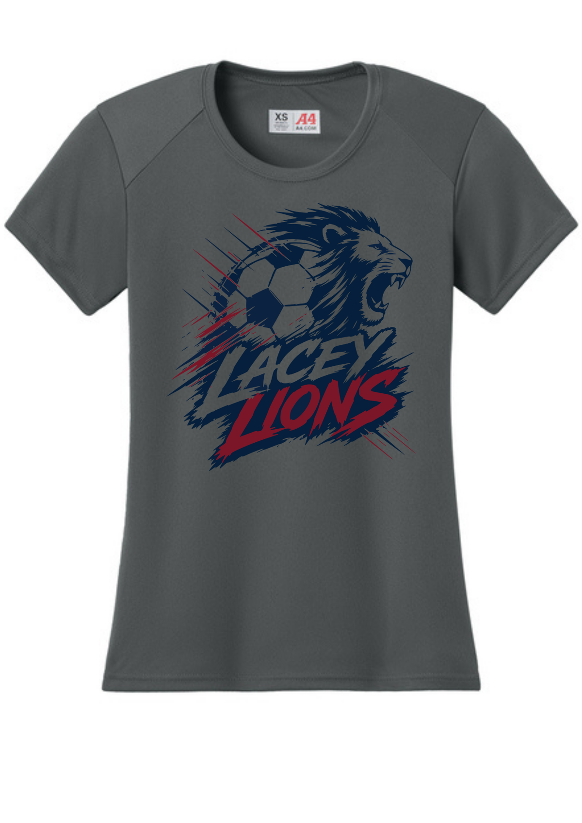 A4 Women’s Cooling Performance Short Sleeve Tee Charcoal