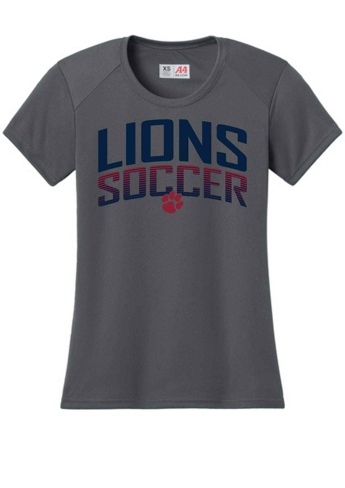 A4 Women’s Cooling Performance Short Sleeve Tee Charcoal