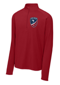 Sport-Tek® Sport-Wick® Stretch 1/4-Zip Pullover Deep Red
