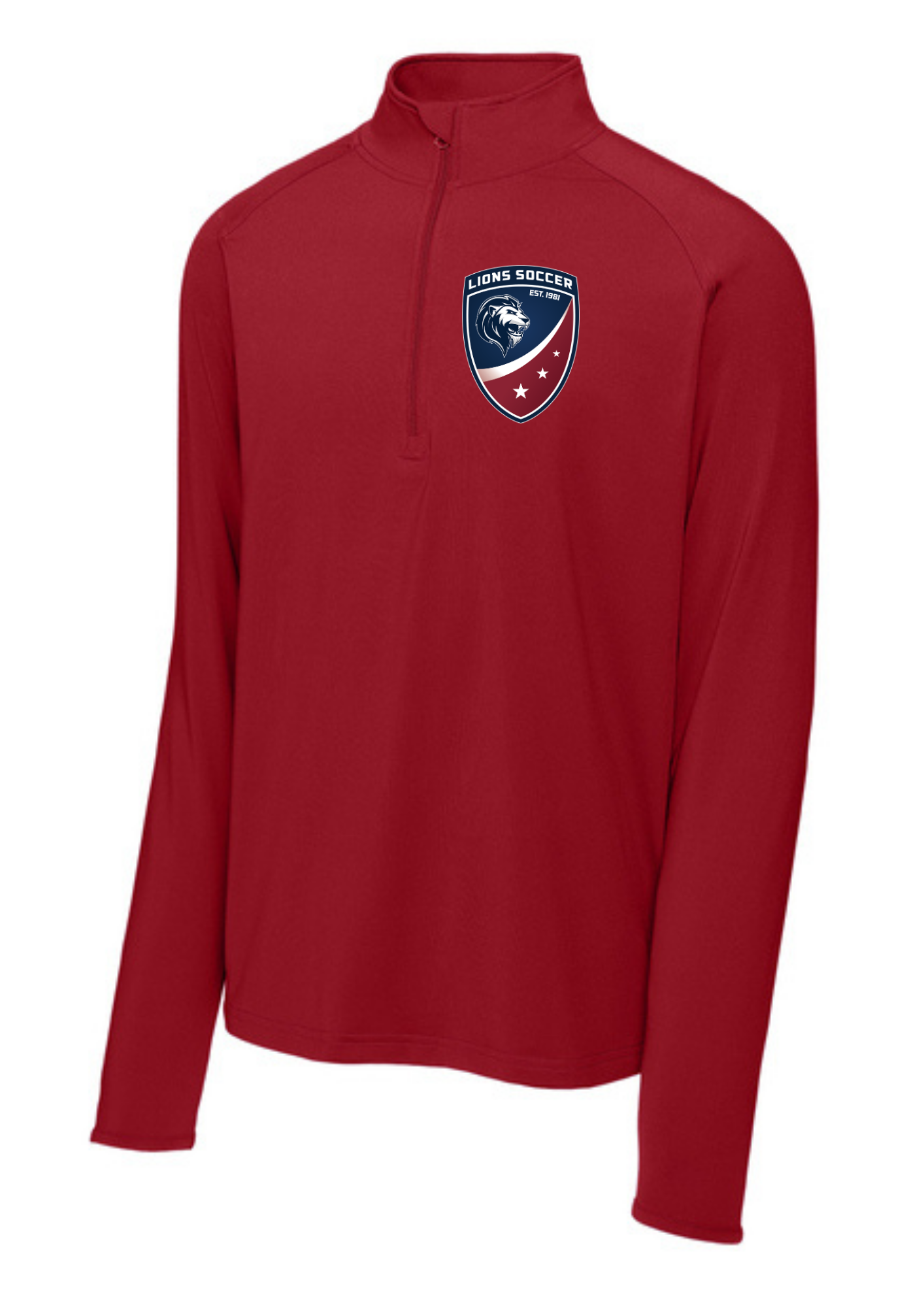Sport-Tek® Sport-Wick® Stretch 1/4-Zip Pullover Deep Red