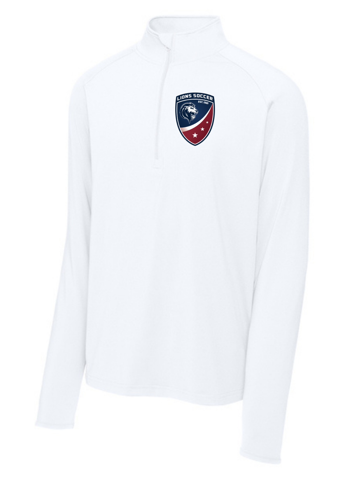 Sport-Tek® Sport-Wick® Stretch 1/4-Zip Pullover White