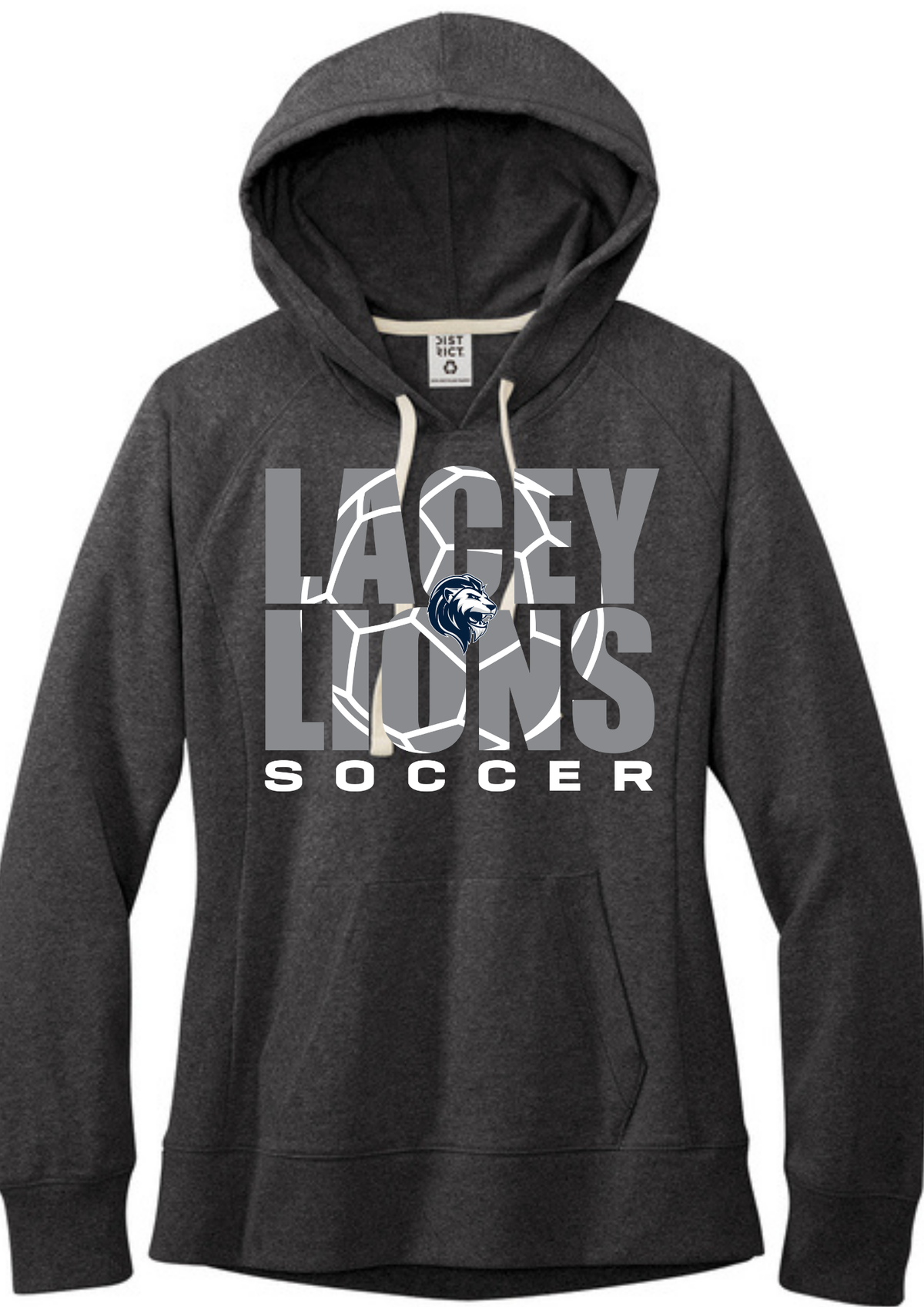 District® Women’s Re-Fleece™ Hoodie Charcoal Heather