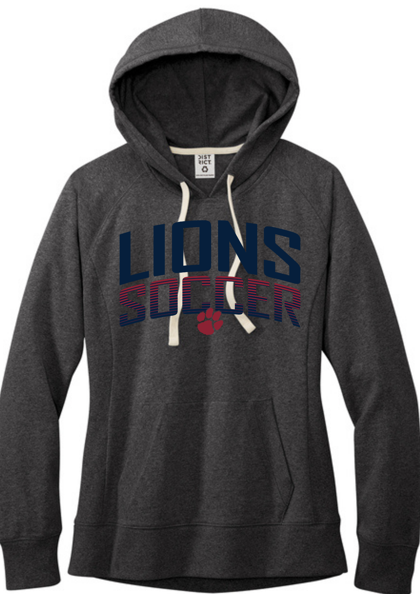 District® Women’s Re-Fleece™ Hoodie Charcoal Heather