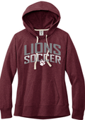 District® Women’s Re-Fleece™ Hoodie Heathered Maroon