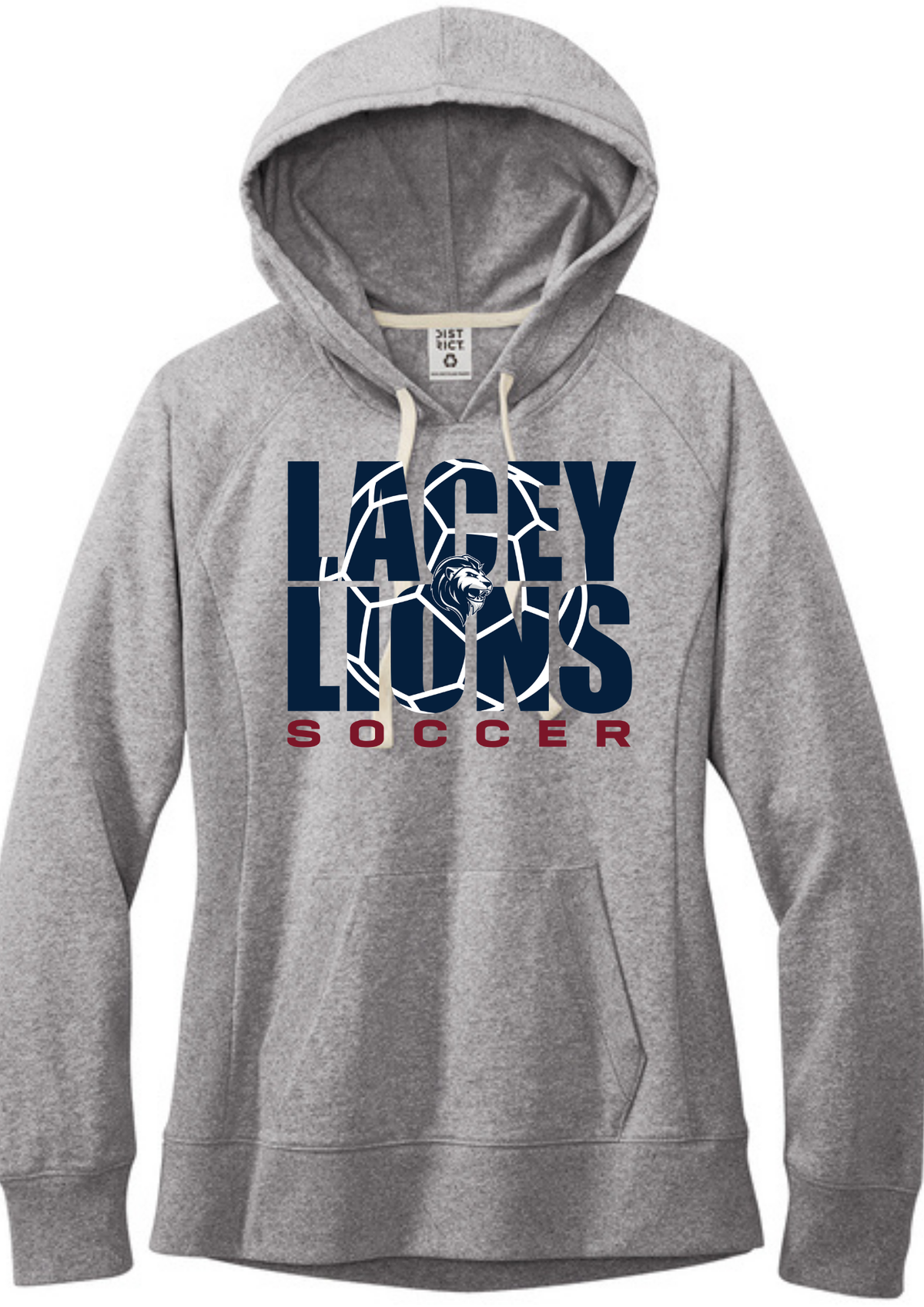District® Women’s Re-Fleece™ Hoodie Light Heather Grey