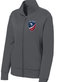 Sport-Tek® Women's Sport-Wick® Fleece Full-Zip Jacket Dark Smoke Grey