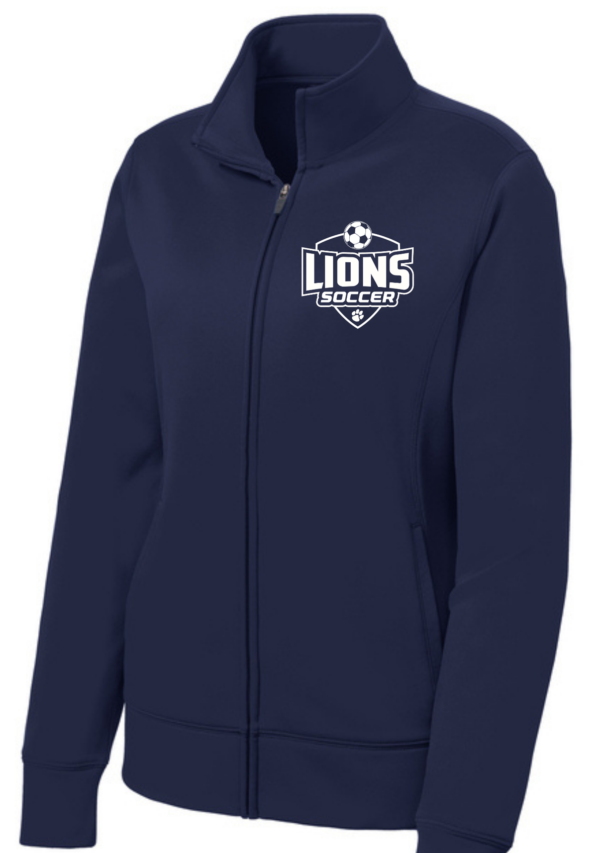 Sport-Tek® Women's Sport-Wick® Fleece Full-Zip Jacket Navy