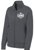 Sport-Tek® Women's Sport-Wick® Fleece Full-Zip Jacket Dark Smoke Grey