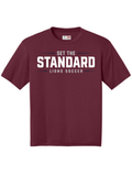 A4 Cooling Performance Short Sleeve Tee Cardinal Double sided print