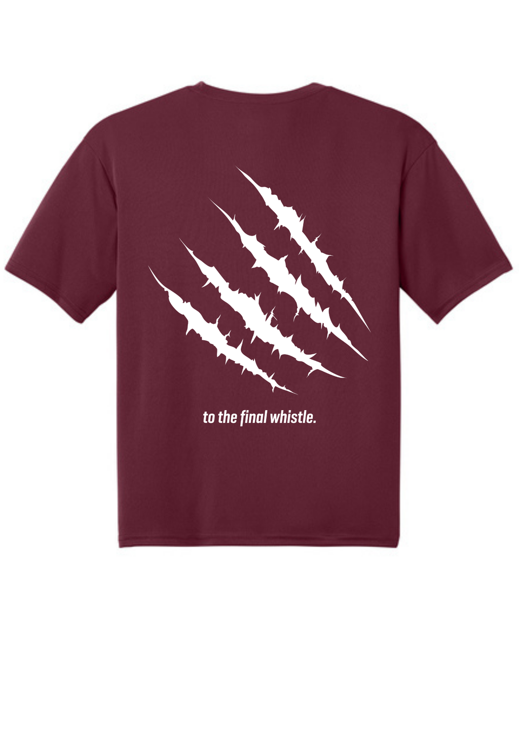 A4 Cooling Performance Short Sleeve Tee Cardinal Red Double Sided print