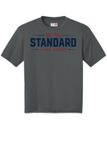 A4 Cooling Performance Short Sleeve Tee Graphite Double Sided Print