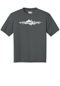 A4 Cooling Performance Short Sleeve Tee Graphite Double sided print