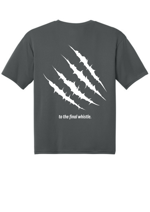 A4 Cooling Performance Short Sleeve Tee Graphite Double sided print