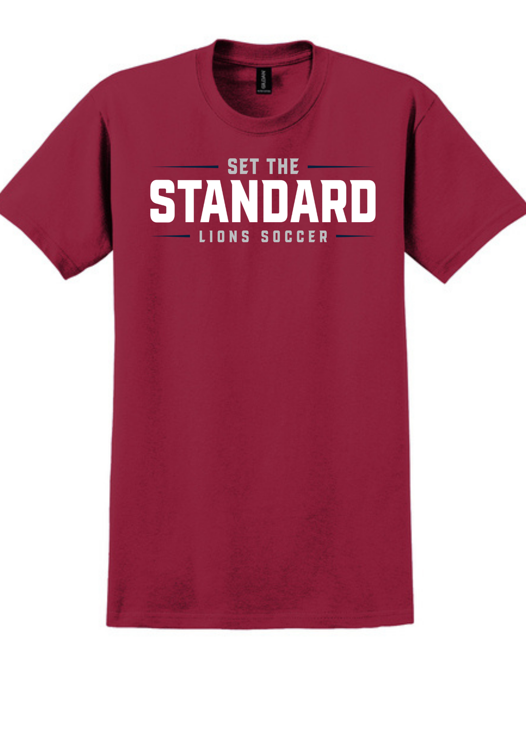Gildan® Ultra Cotton® 100% US Cotton T-Shirt Cardinal Double sided print