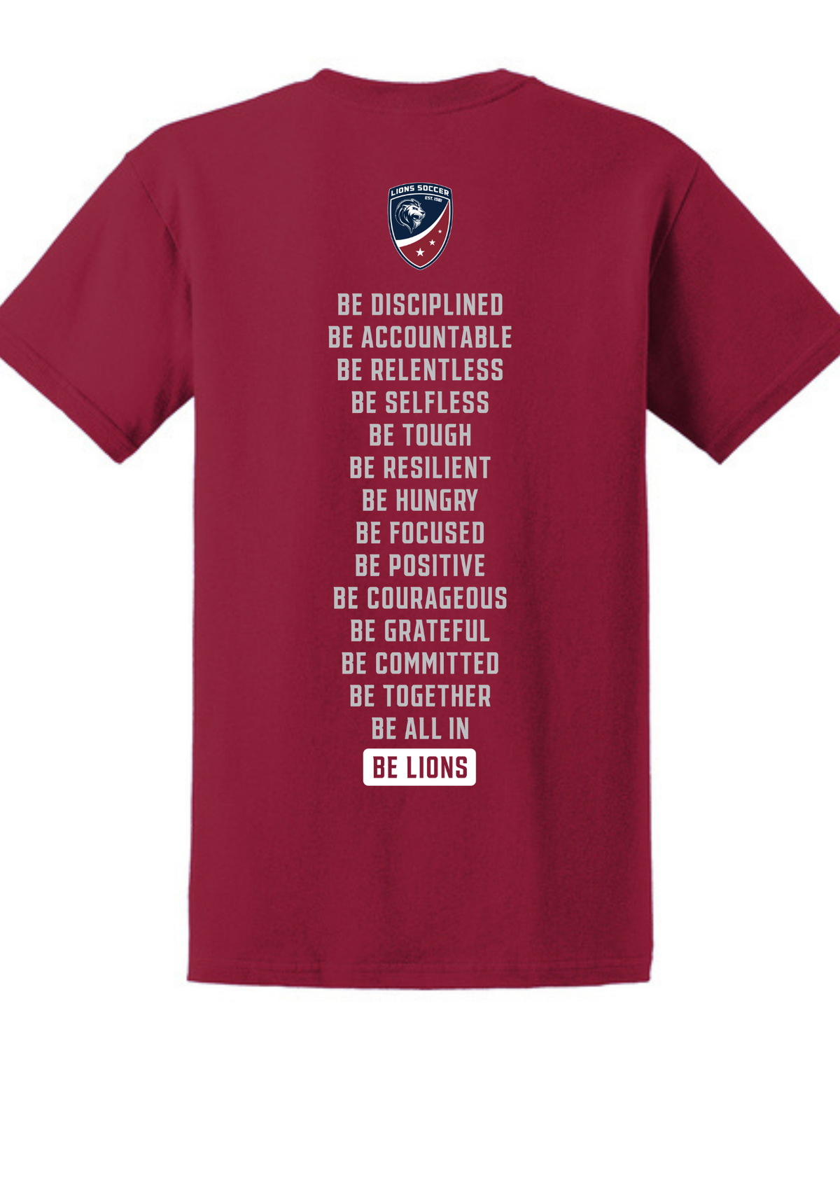 Gildan® Ultra Cotton® 100% US Cotton T-Shirt Cardinal Double sided print