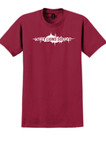 Gildan® Ultra Cotton® 100% US Cotton T-Shirt Cardinal Double sided print