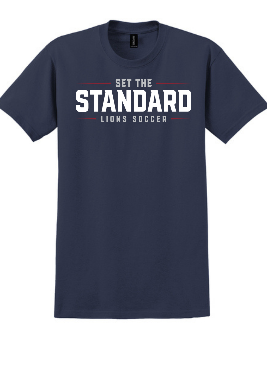 Gildan® Ultra Cotton® 100% US Cotton T-Shirt Navy Double Sided Print