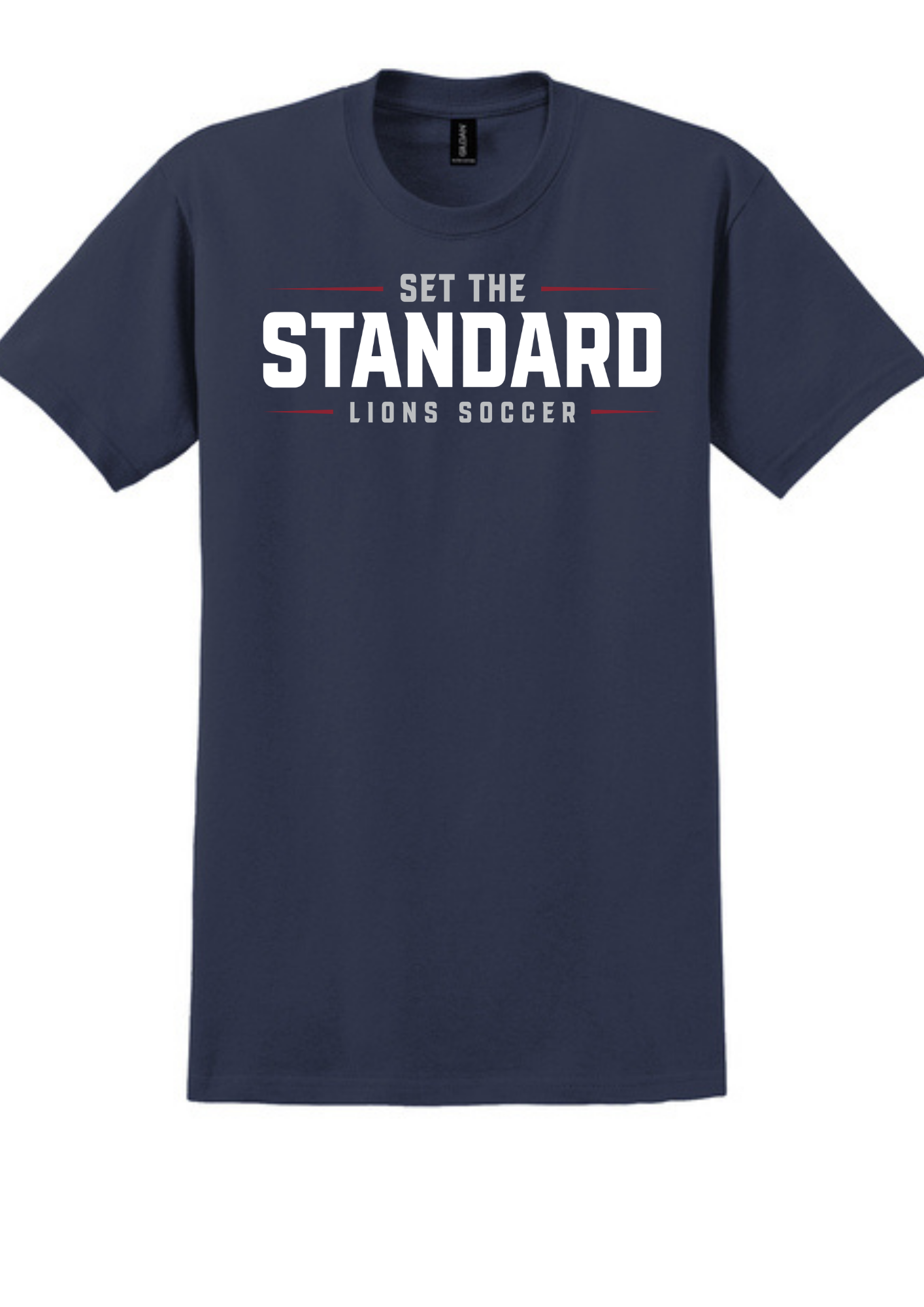Gildan® Ultra Cotton® 100% US Cotton T-Shirt Navy Double Sided Print