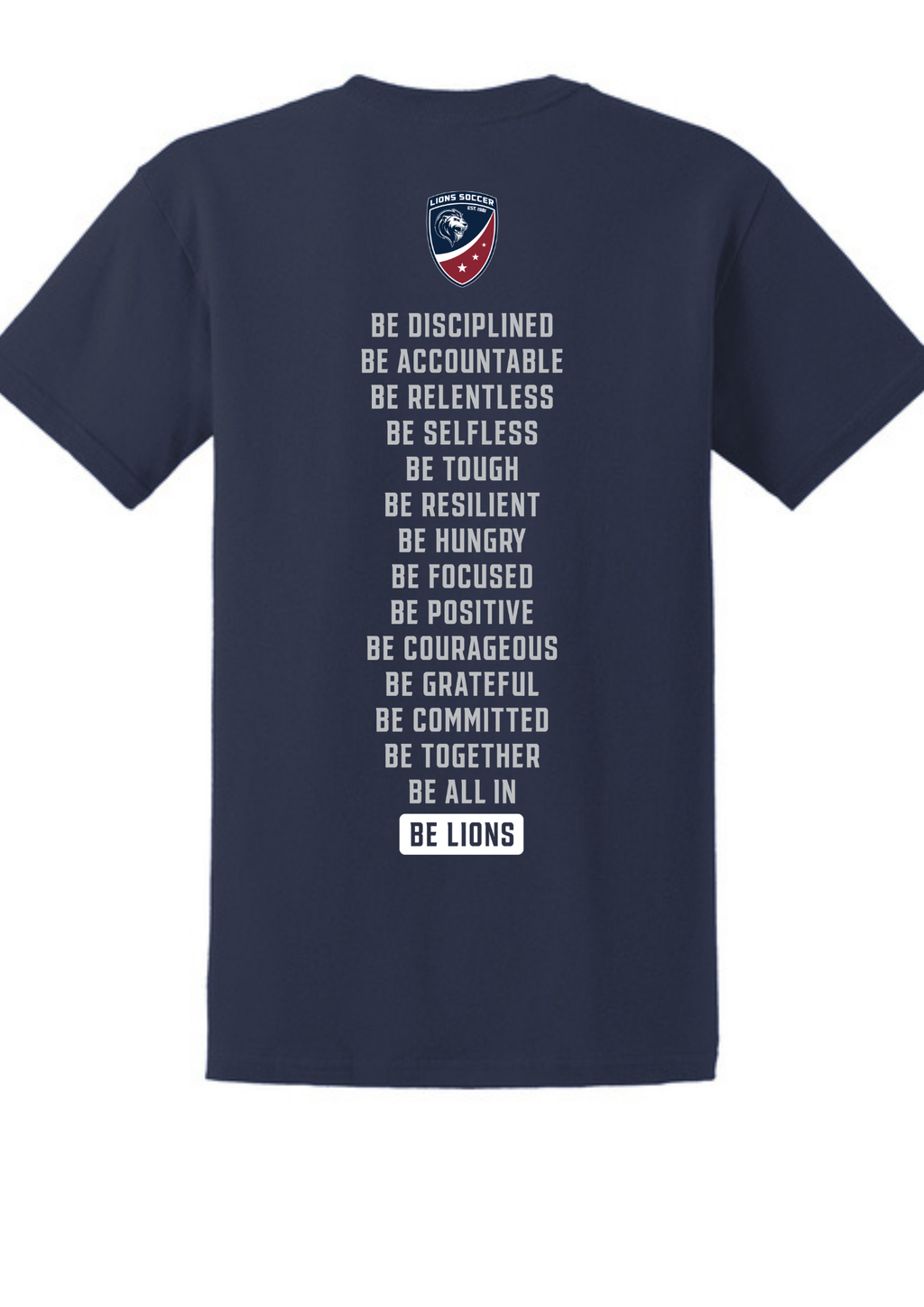 Gildan® Ultra Cotton® 100% US Cotton T-Shirt Navy Double Sided Print