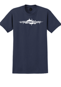 Gildan® Ultra Cotton® 100% US Cotton T-Shirt Navy Double sided print