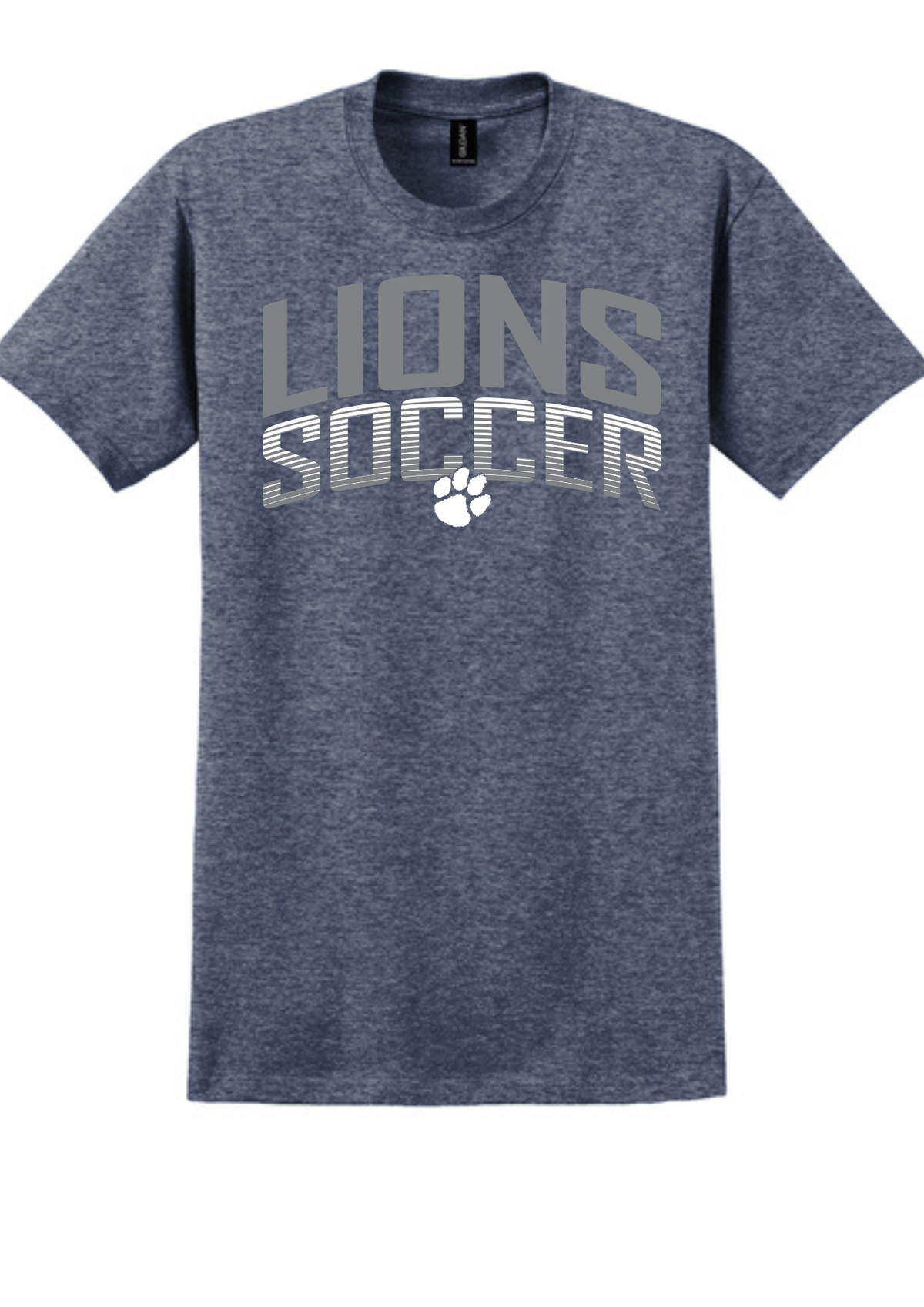 Gildan® Ultra Cotton® 100% US Cotton T-Shirt Heathered Navy