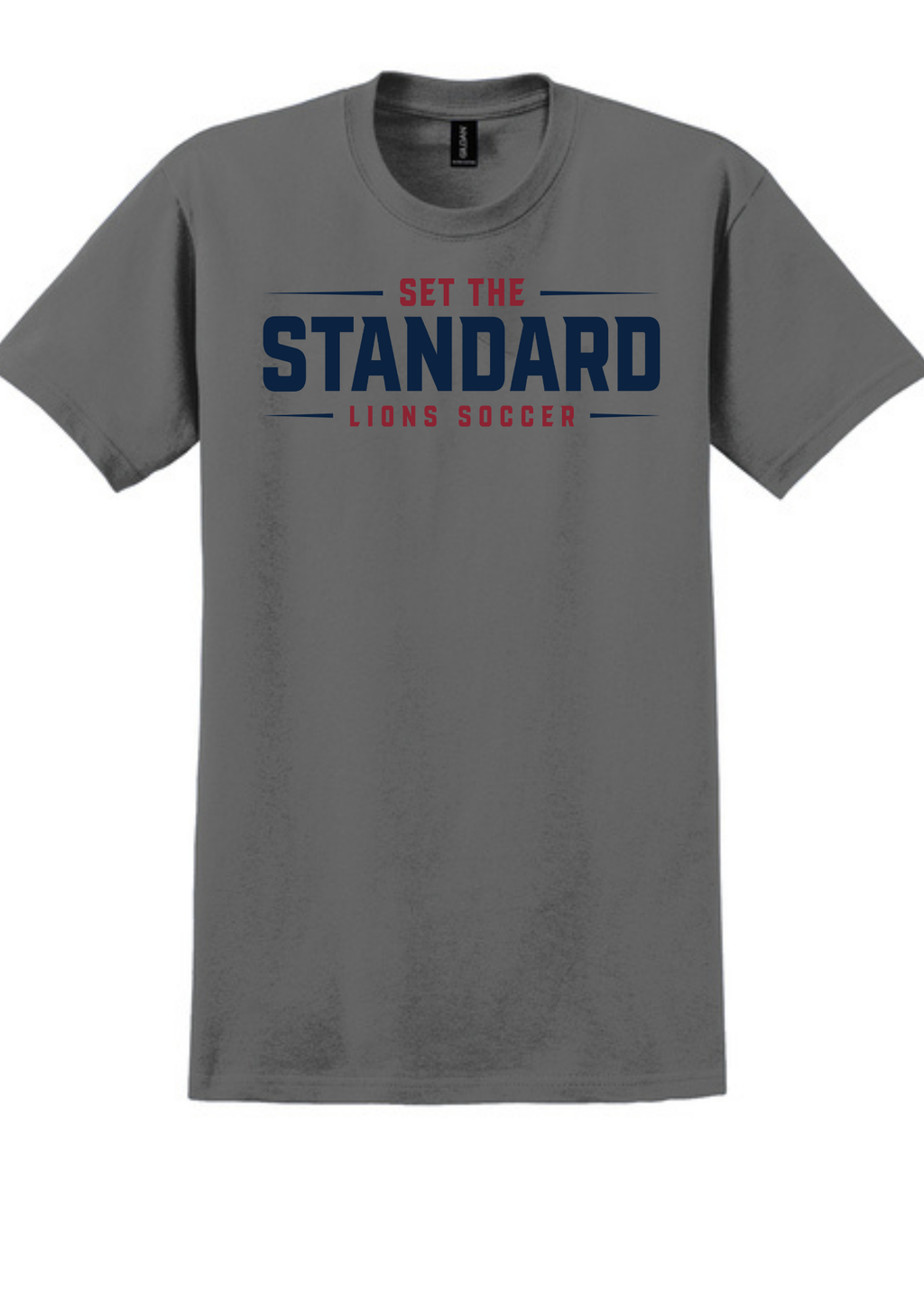 Gildan® Ultra Cotton® 100% US Cotton T-Shirt Charcoal Double sided print