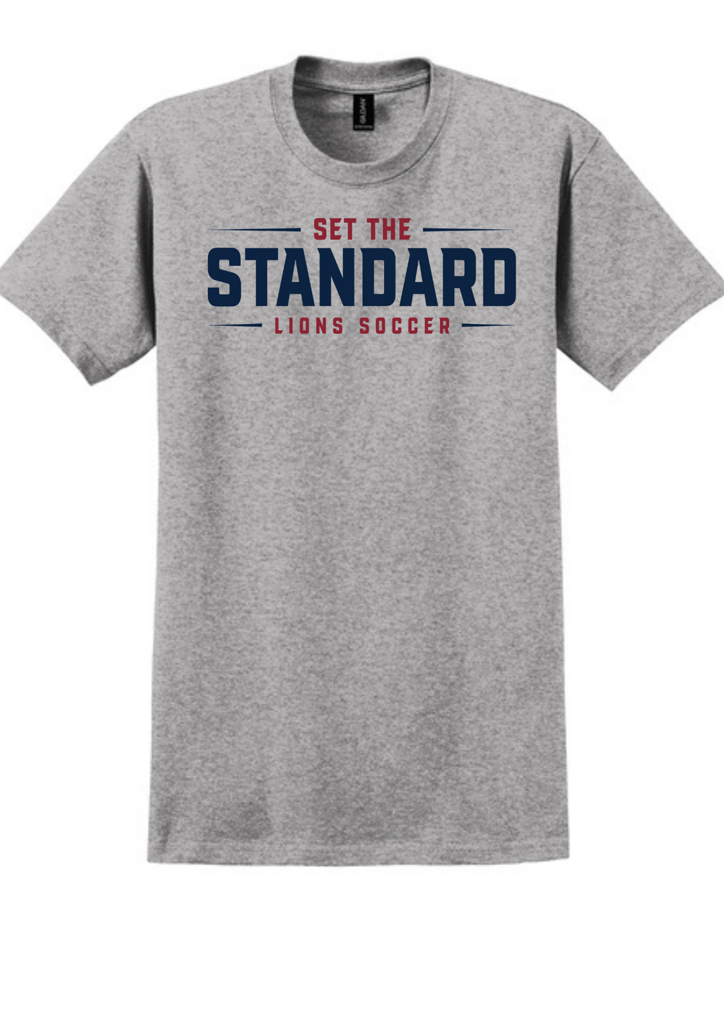 Gildan® Ultra Cotton® 100% US Cotton T-Shirt Sport Grey Double sided print