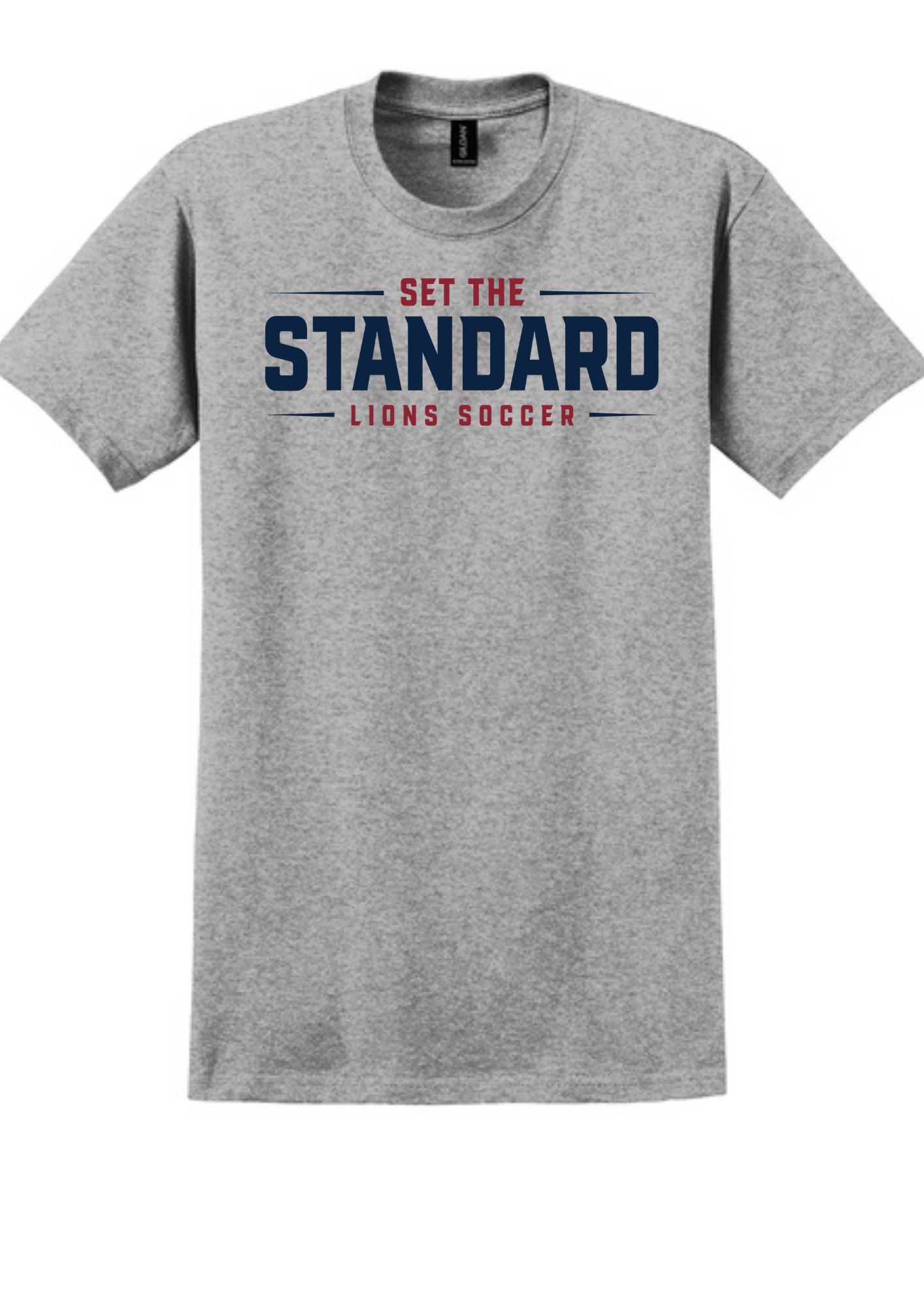 Gildan® Ultra Cotton® 100% US Cotton T-Shirt Sport Grey Double sided print