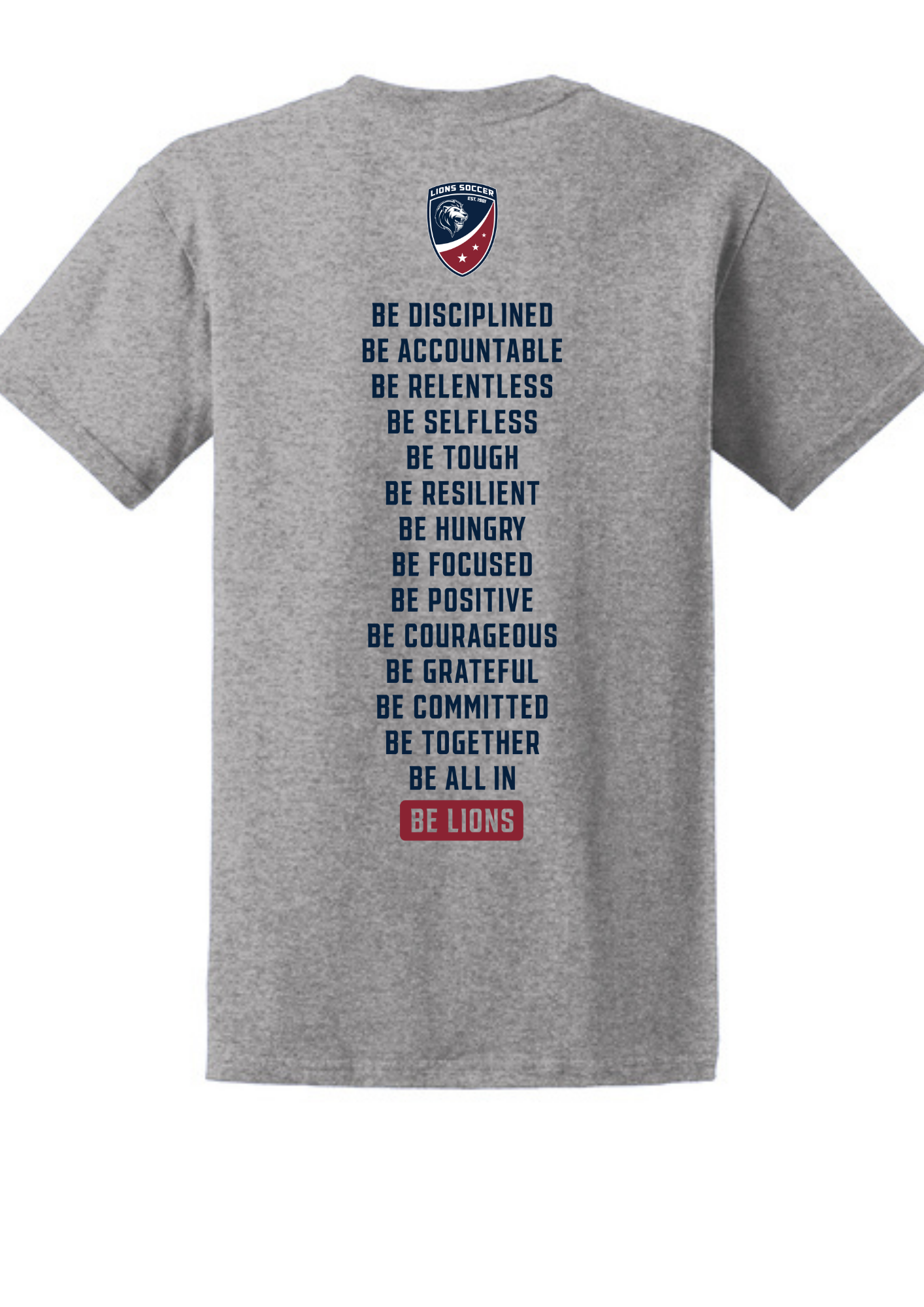 Gildan® Ultra Cotton® 100% US Cotton T-Shirt Sport Grey Double sided print