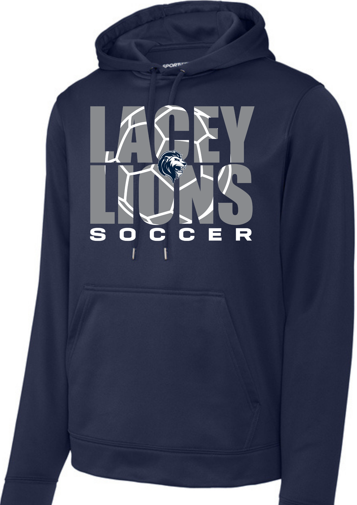 Sport-Tek® Sport-Wick® Fleece Hooded Pullover Navy