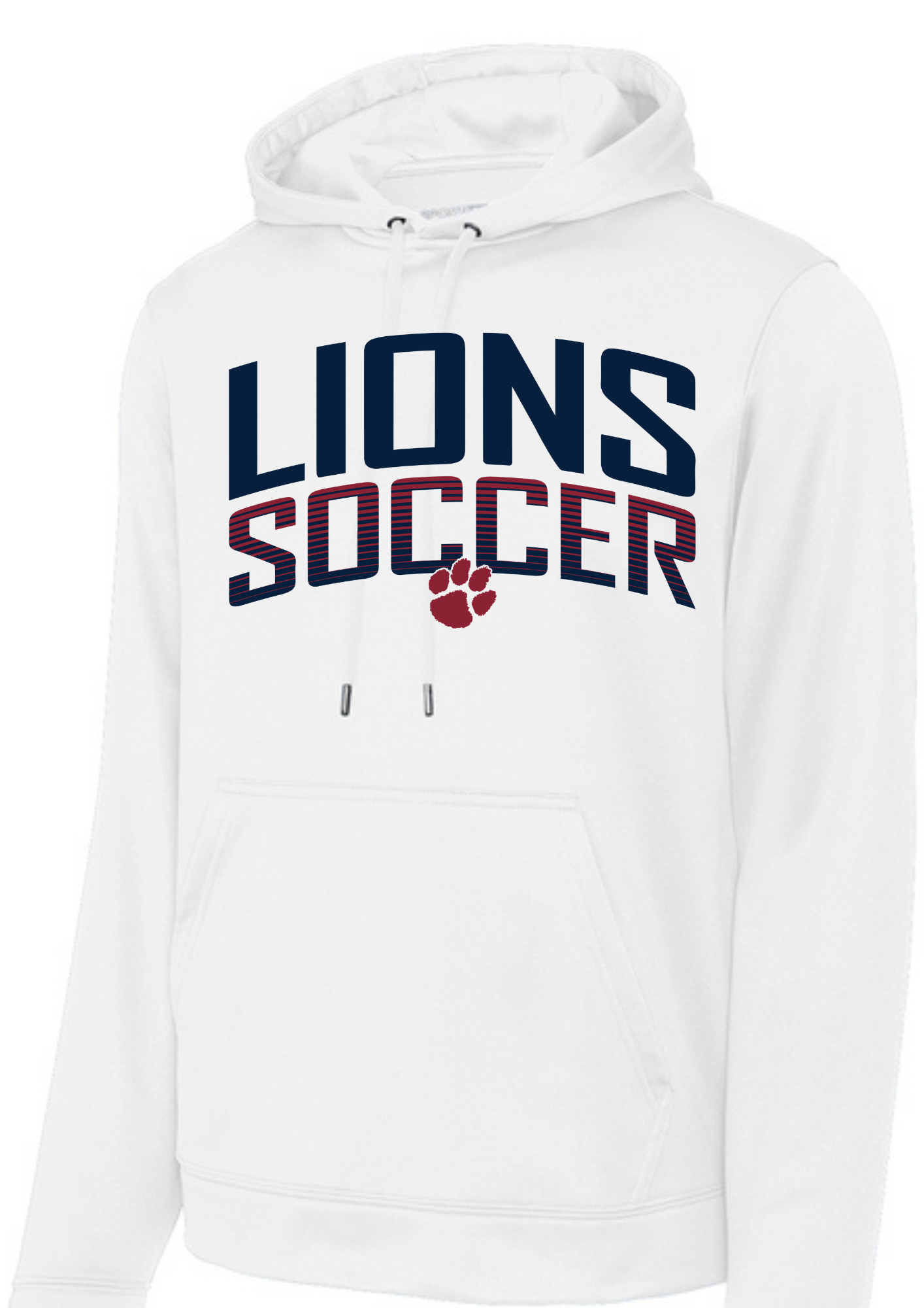 Sport-Tek® Sport-Wick® Fleece Hooded Pullover White